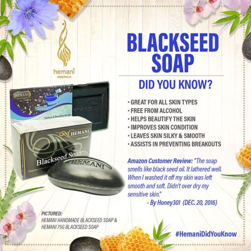 Hemani Schwarzkümmelseife 75g Black seed soap