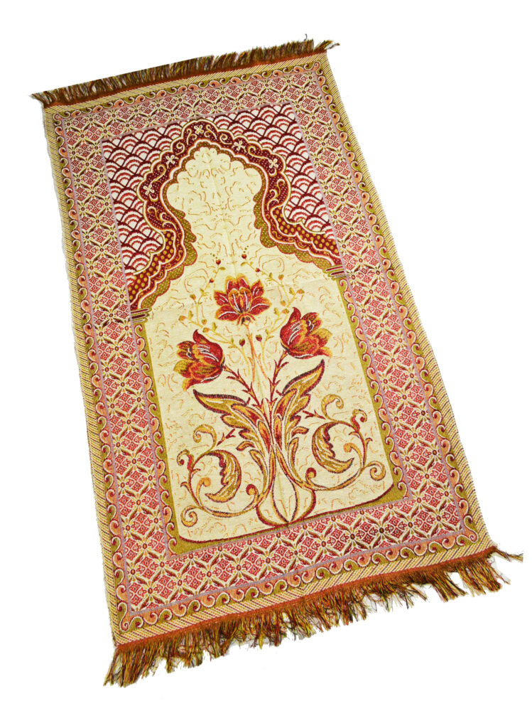 Muslimische 110 x 65cm Gebetsteppich Orientalischer Islam Seccade Namazlik Namaz 