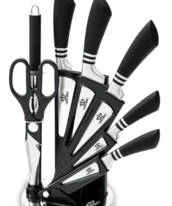 Messer Küchenmesser Set Schwarz