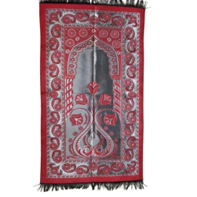 Gebetsteppich dunkel rot