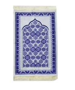 Muslimische Gebetsteppich Namaz LIK Seccade Gebets Matte Salah Sejadah Islamic Prayer mat Rug blau farbe