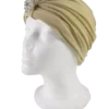 Beige Kopftuch Turban