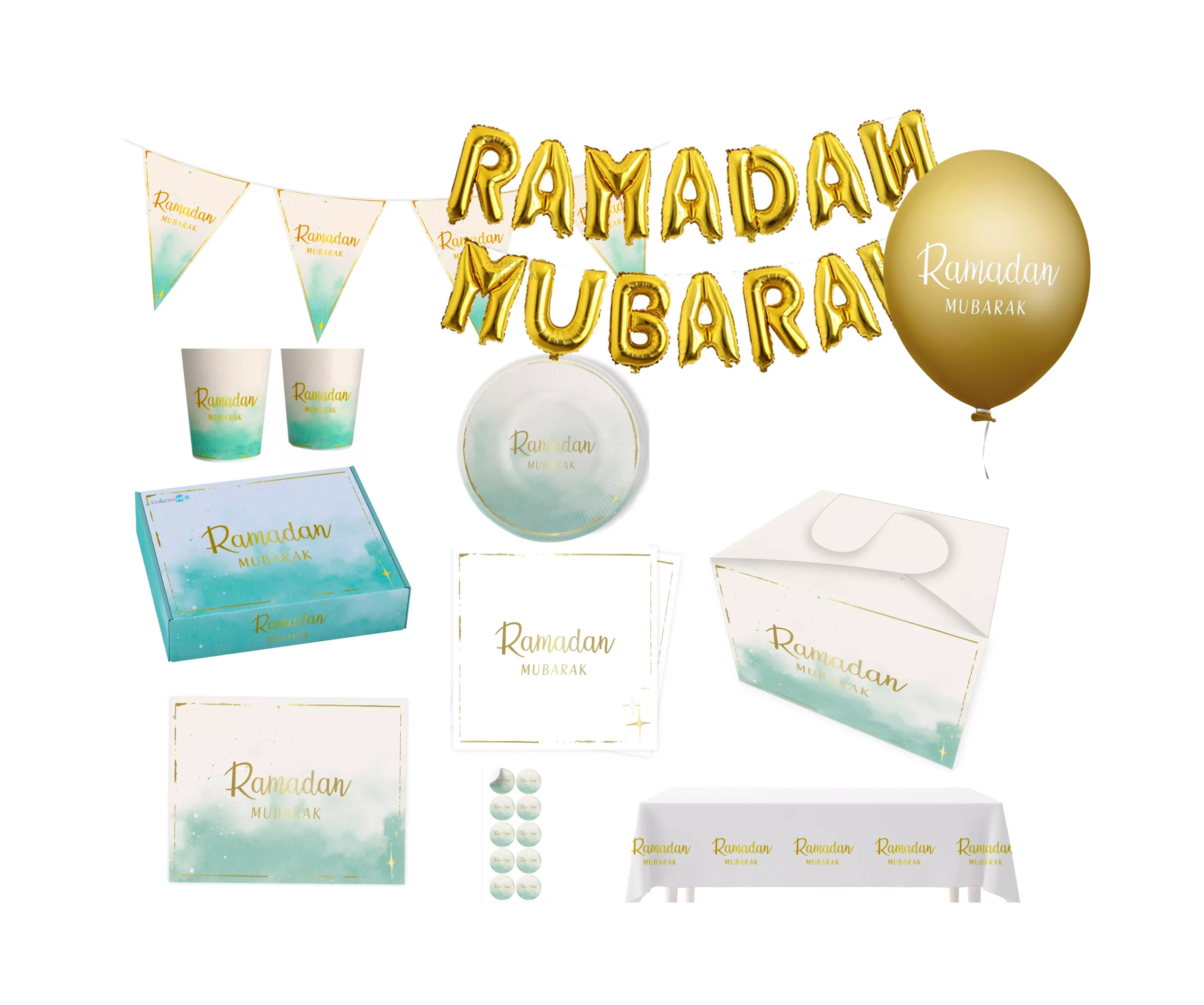 Ramadan Kareem Dekorationset