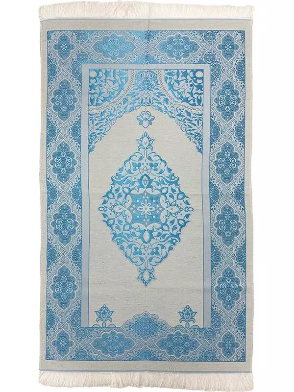 Muslim Herren Geschenk Grau Gebetsteppich mit Schleifenband – Ramadan24  Orient Shop