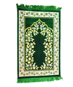 gebetsteppich teppich seccad namazlik orientalischer seccade motiv grün blumen
