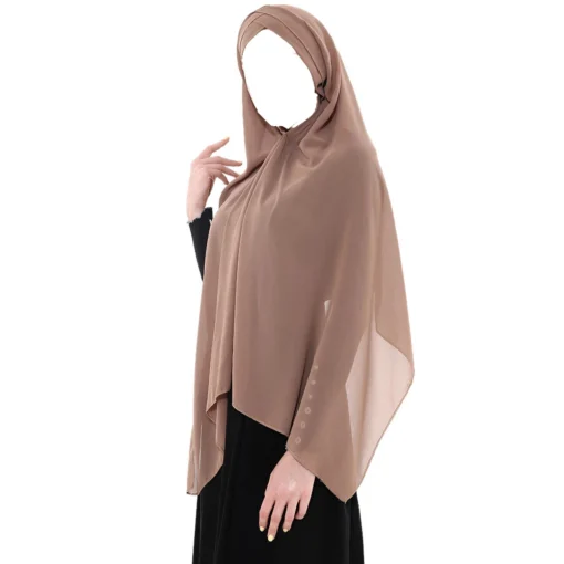 hijab mit falten modern einafch zu tragen