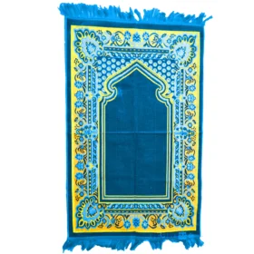 Gebetsteppich mit Mihrab Kaaba Mekka Geblümt Muster 500g