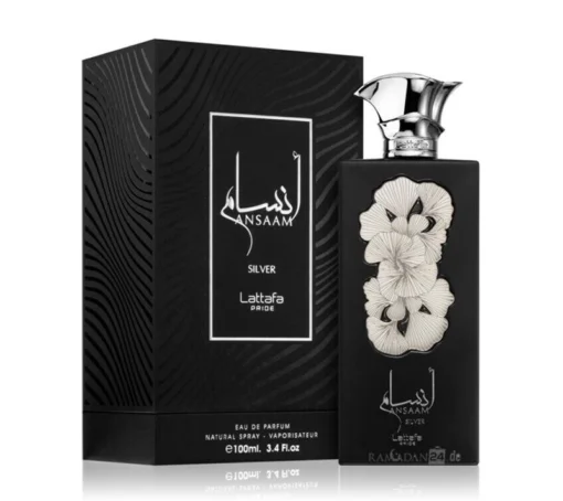 Ansaam Silver EDP Perfume Lattafa Pride أنسام