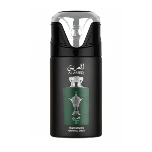 Al Areeq Silver Deodorant – 250Ml - Lattafa Pride - Unisex Al Areeq Deo Spray Black Lattafa