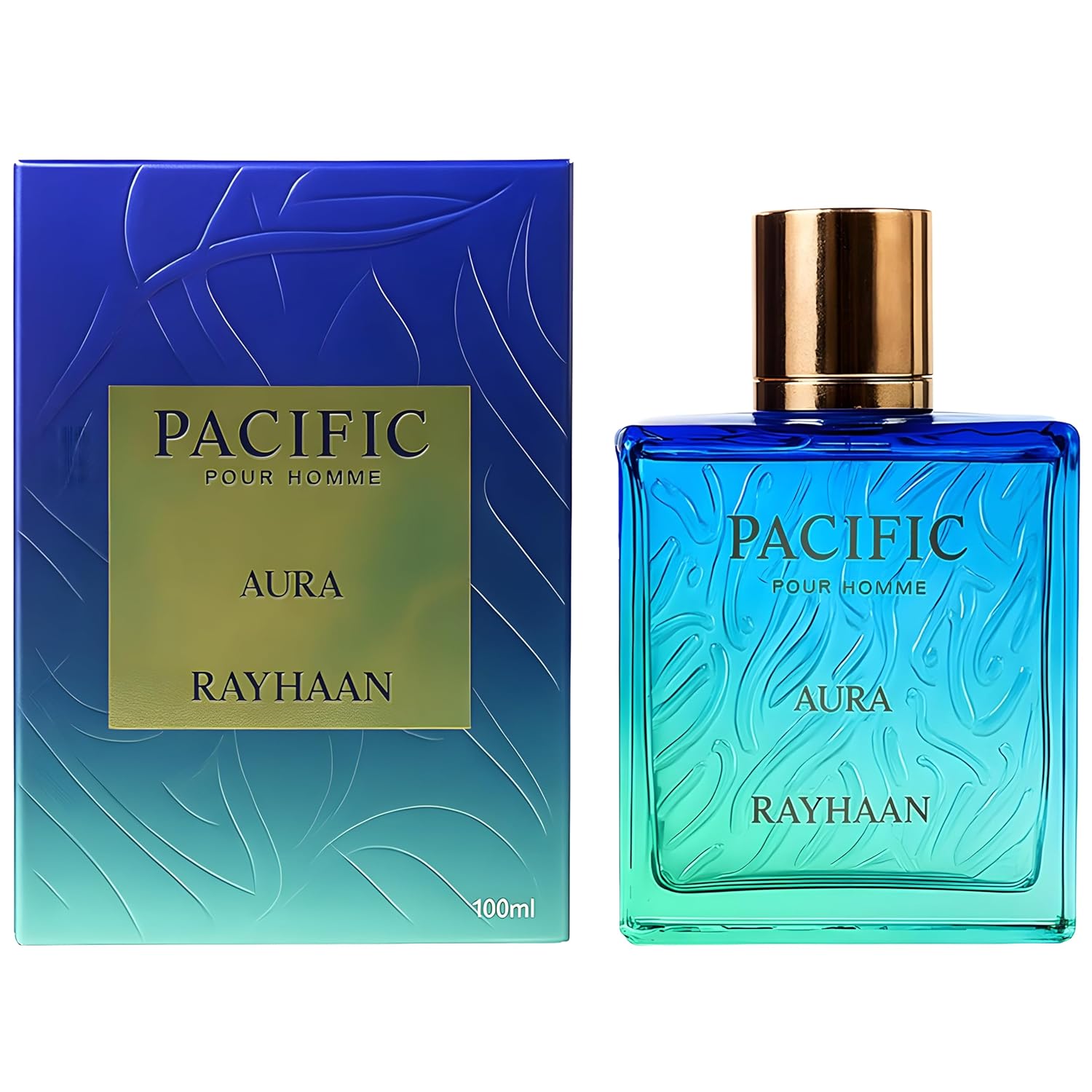 RAYHAAN Pacific Aura Eau de Parfum für Herren, 100 ml